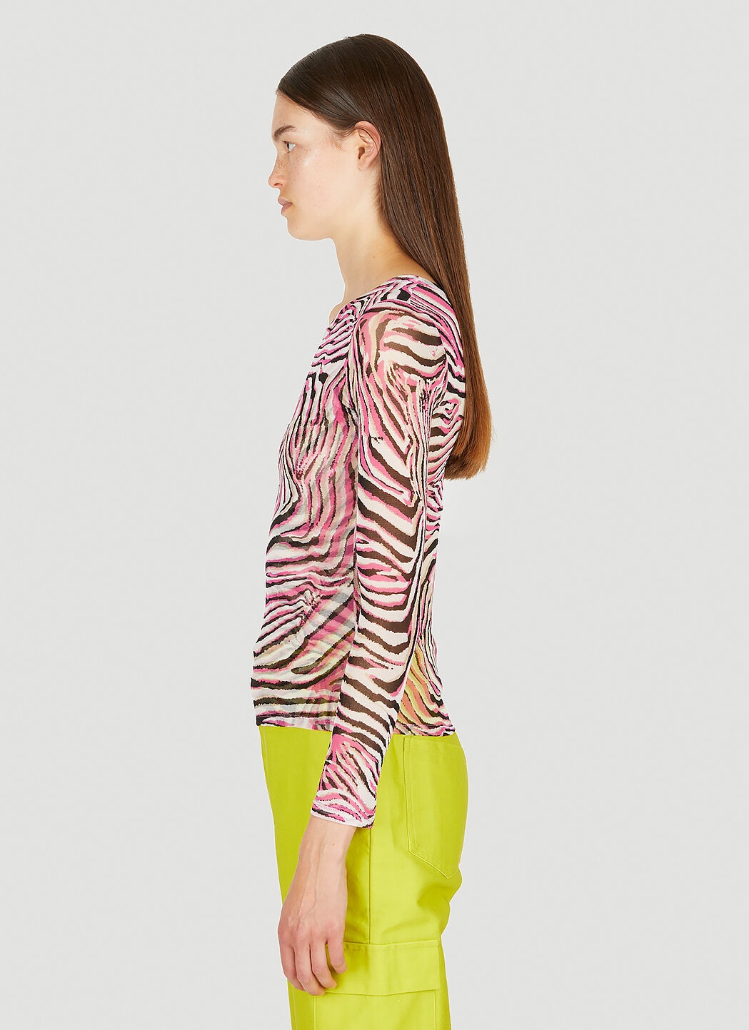 Cardio Animal Print Crewneck Top - 3