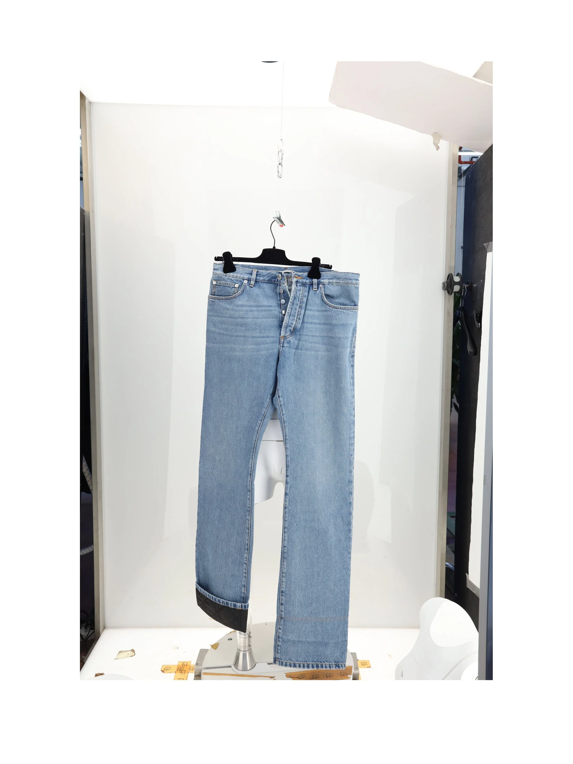 Dior Homme Men Denim Con Inside Cannage Pants - 1