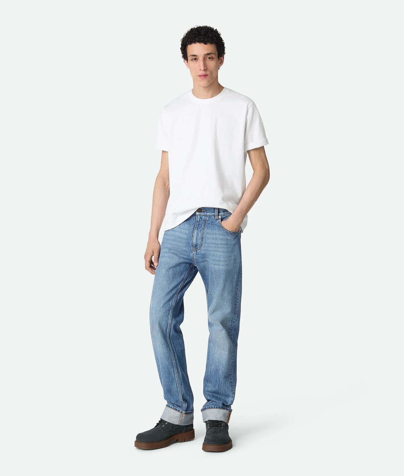 Vintage Indigo Straight Jeans - 1