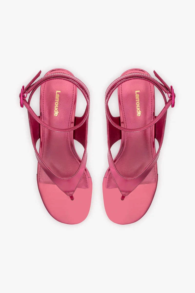 Gaia Block Sandal In French Rose Specchio 7