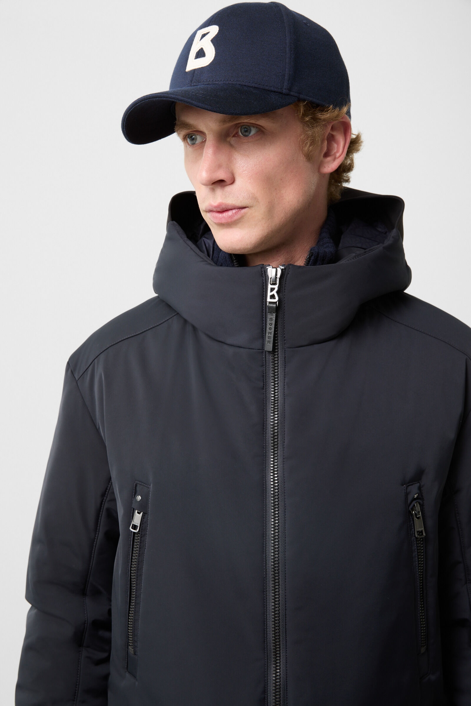 Janis Down parka in Navy blue - 6
