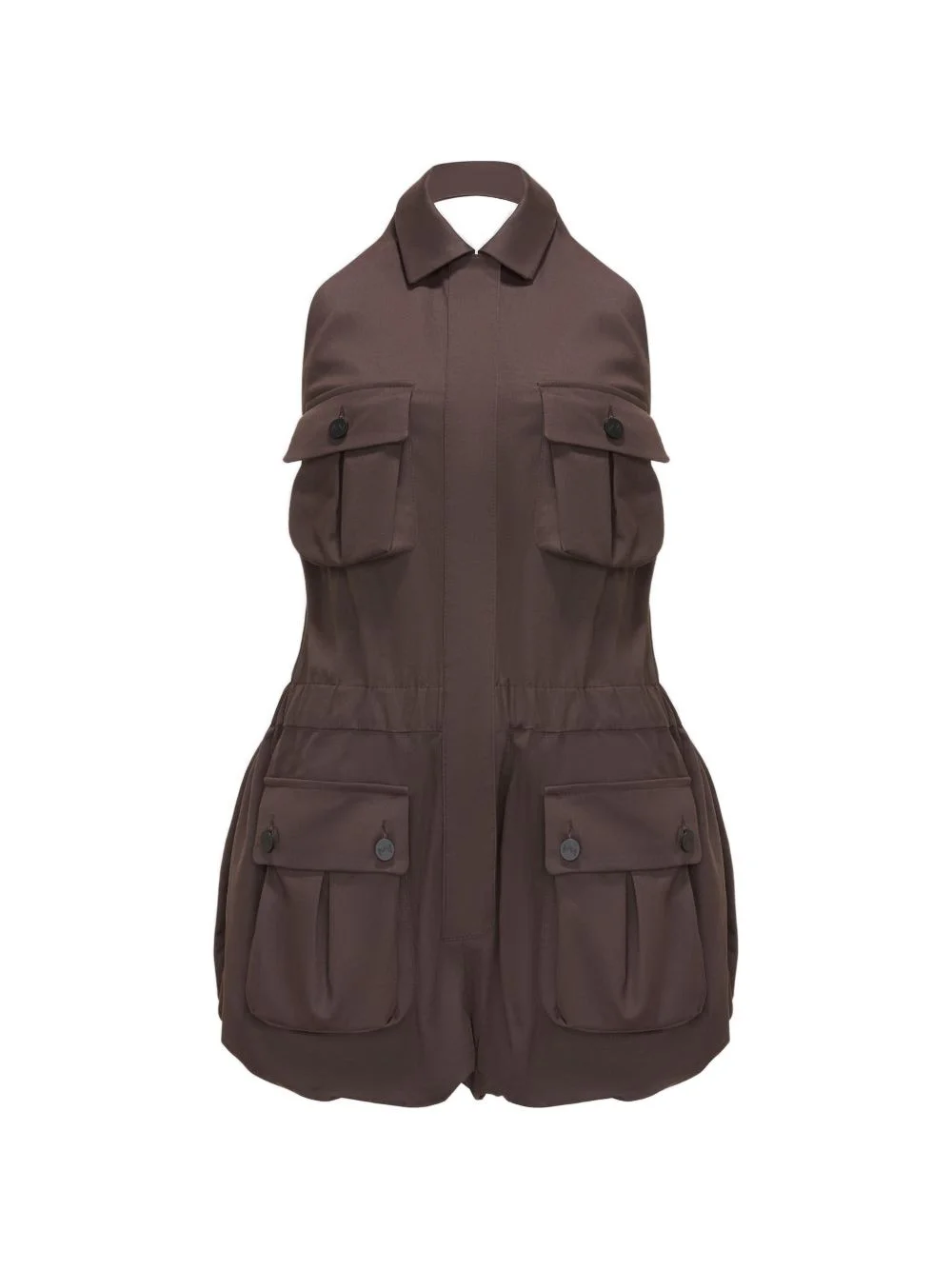 collared jumpsuit - 1