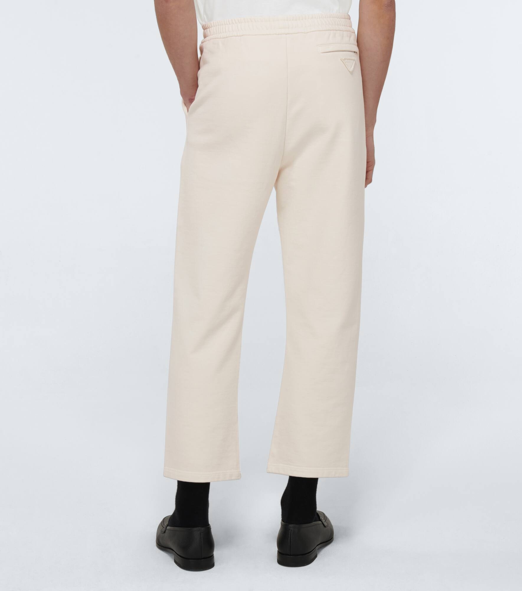 Garment-dyed cotton sweatpants - 4