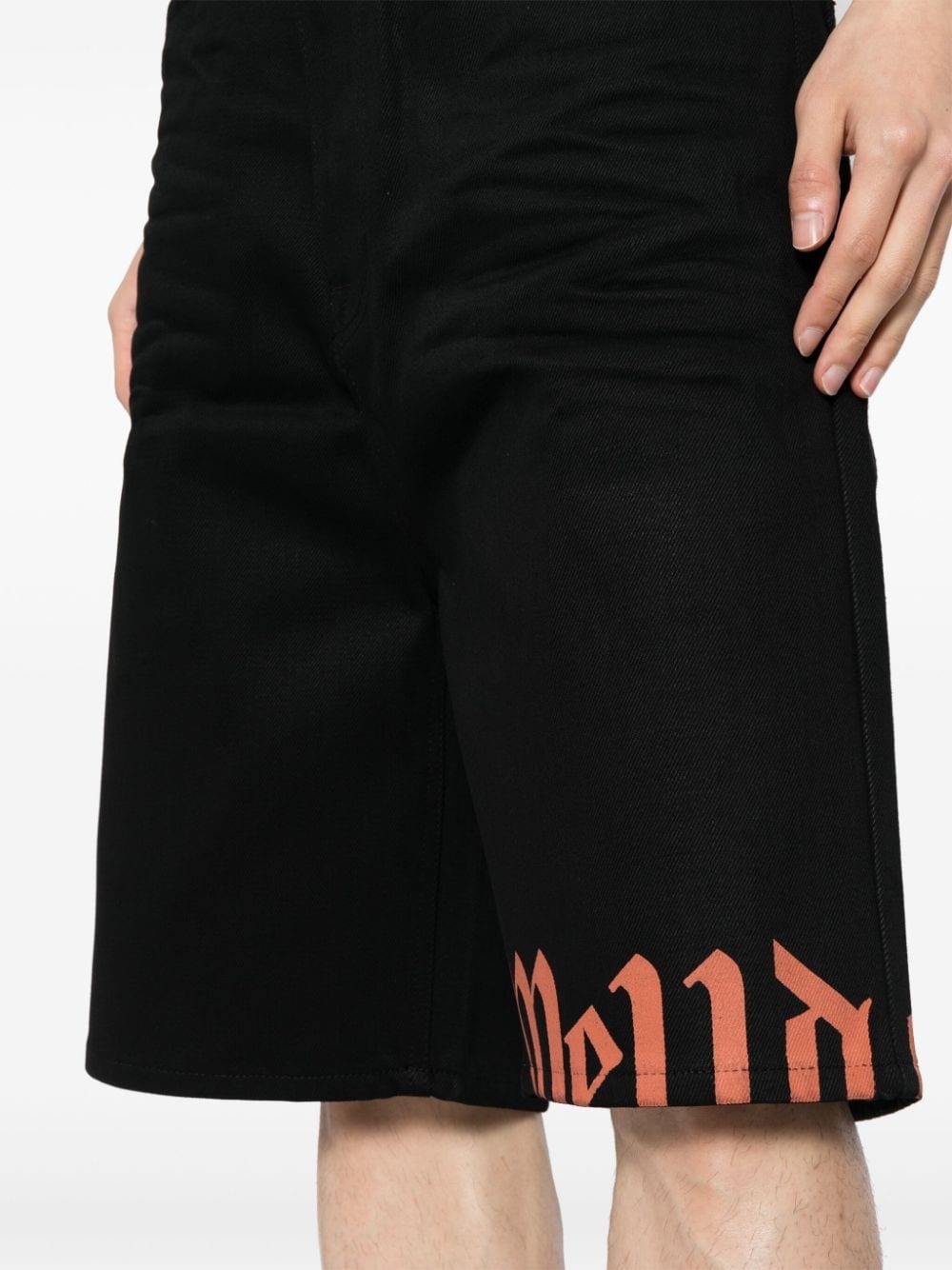 logo-print bermuda shorts - 5