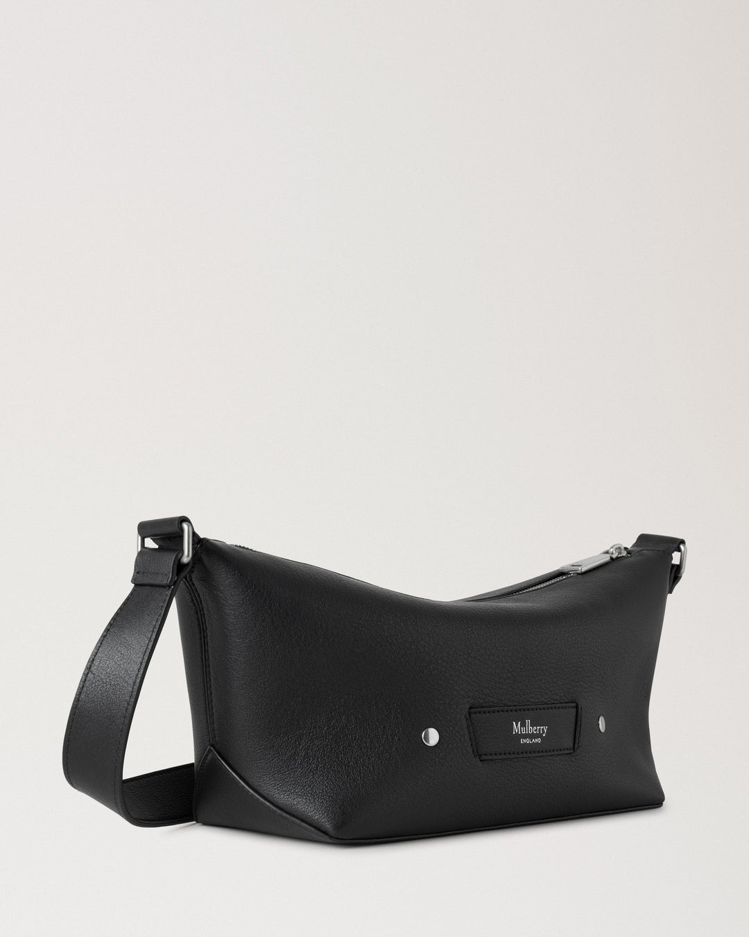 Rye Small Messenger Black Supple Calf - 4