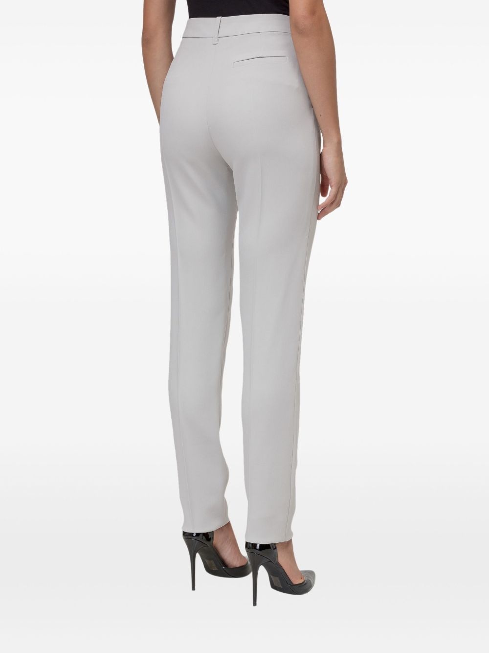 high-waisted slim pants - 3