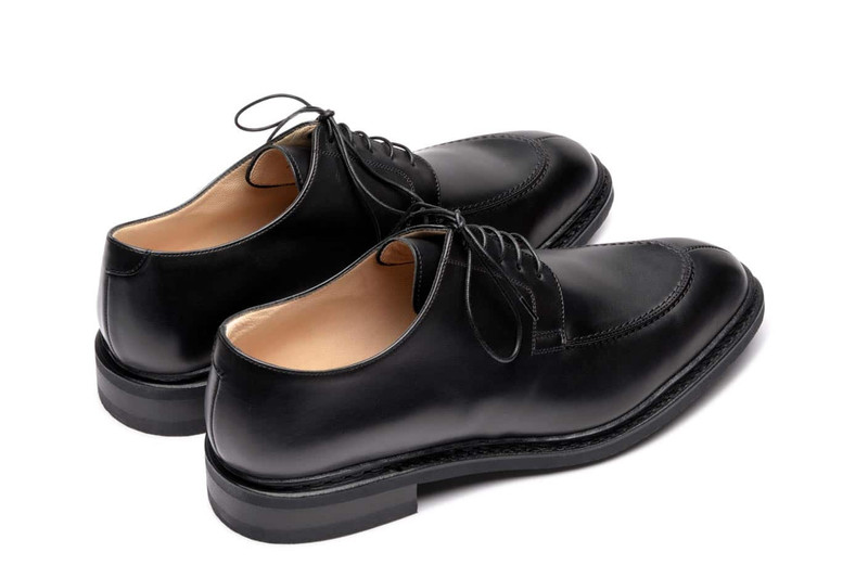 Paraboot Rousseau Black Silk - Leather And Rubber Sole outlook