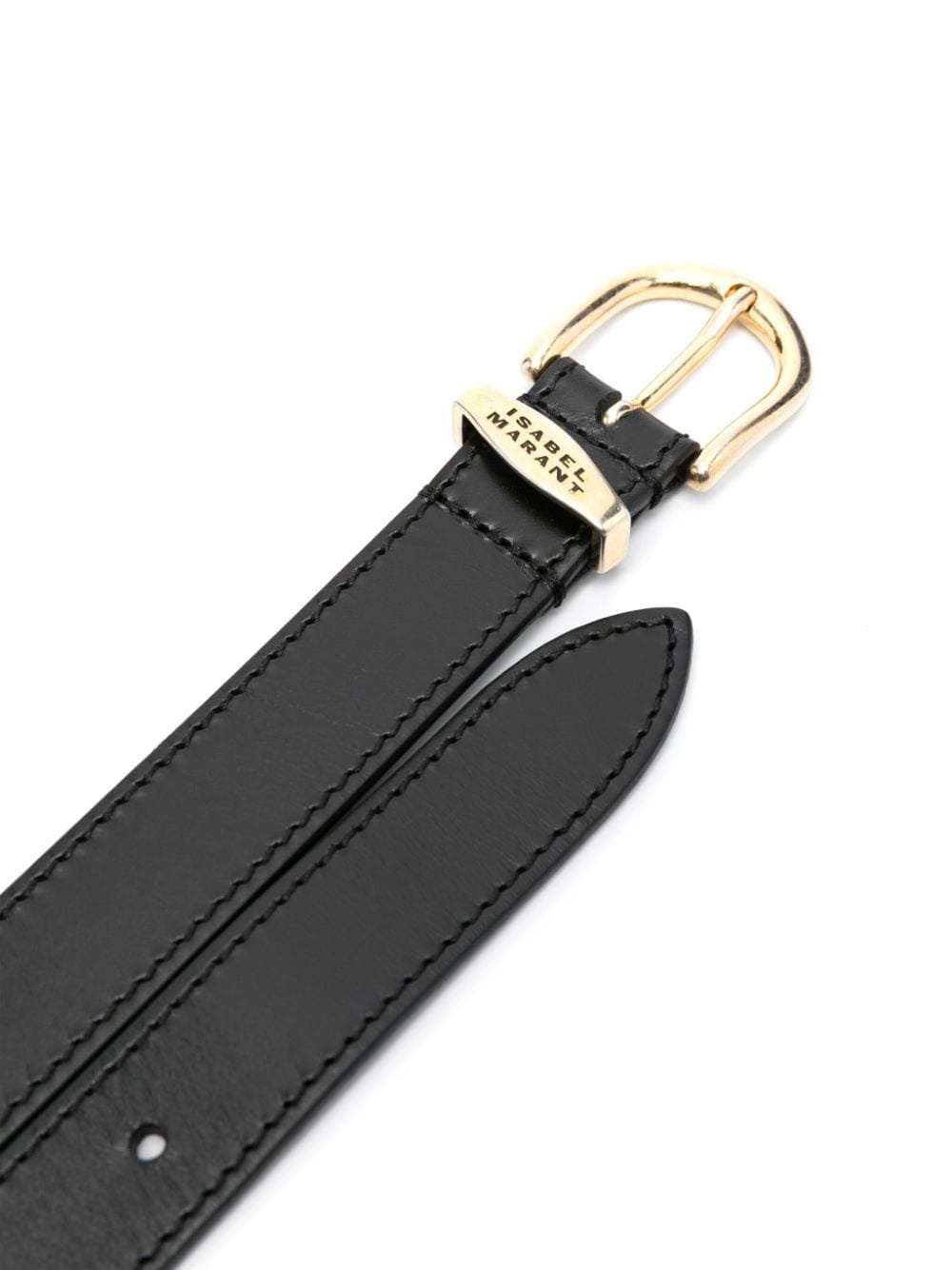 logo-engraved belt - 2