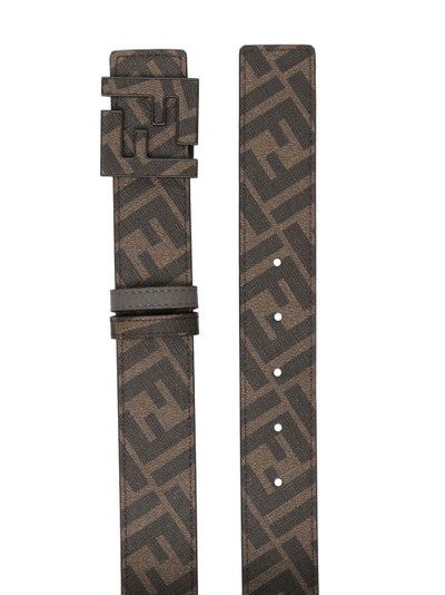 FENDI FF-monogram leather belt outlook