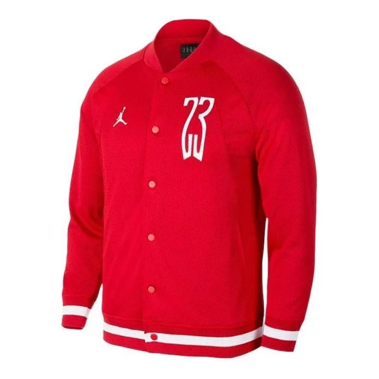 Air Jordan 14 Retro Last Shot Mesh Bomber Jacket 'Red White' AQ0617-687 - 1