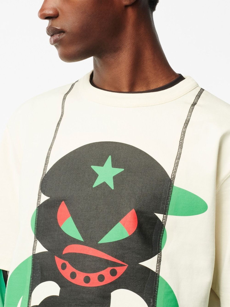Monster Tape cotton T-shirt 5