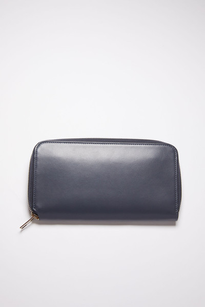 Acne Studios Continental wallet - Dark Blue outlook