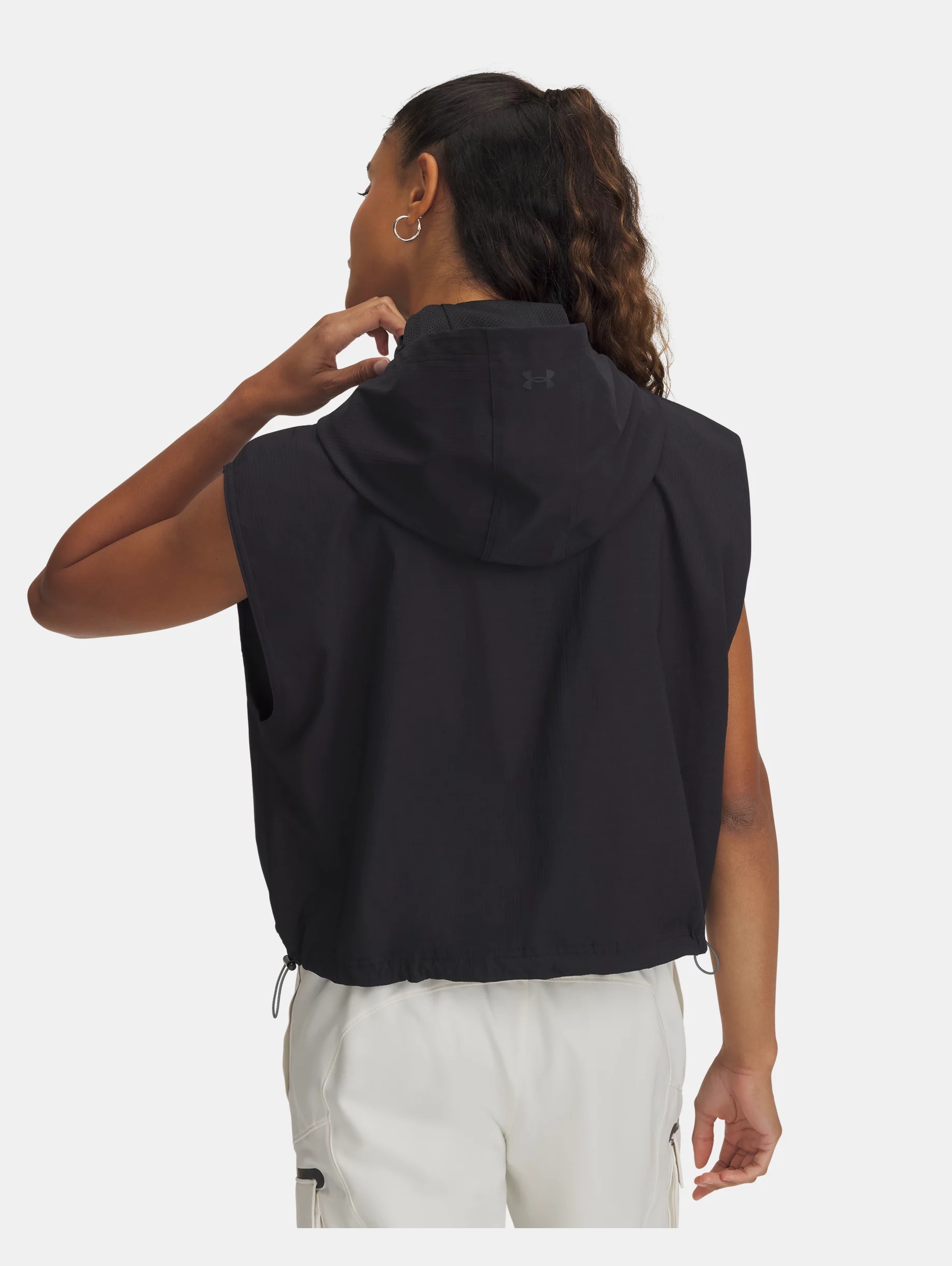 Women's UA Unstoppable Utility Sleeveless Hoodie - 2