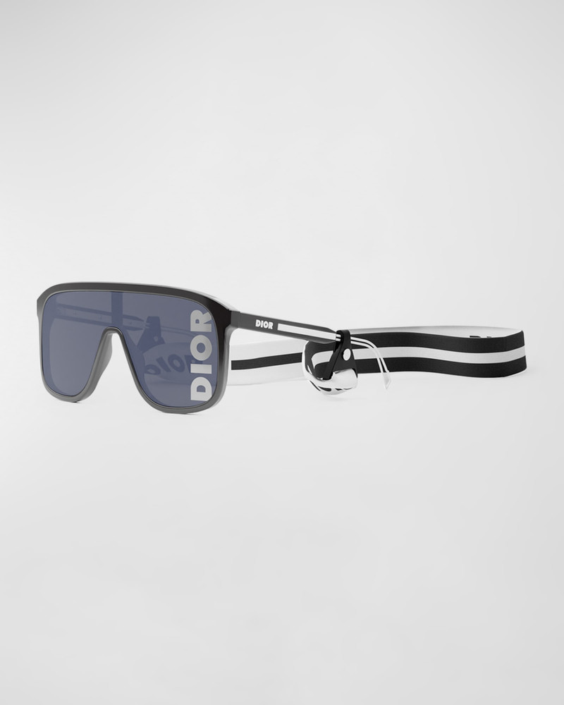 Men's Diorfast Shield Sunglasses with Head Strap 1
