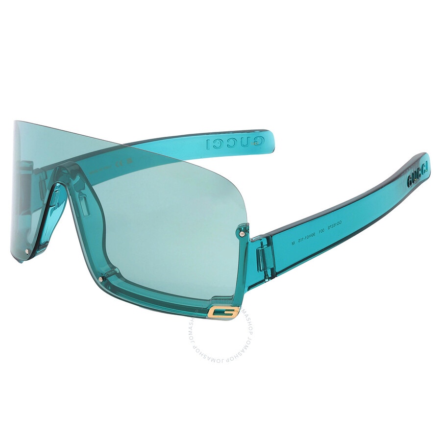 Gucci Green Shield Ladies Sunglasses GG1637S 001 99 - 3