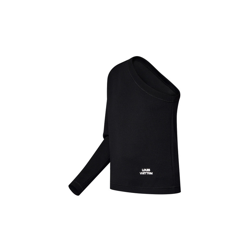 One-Shoulder Technical Knit Pullover 2