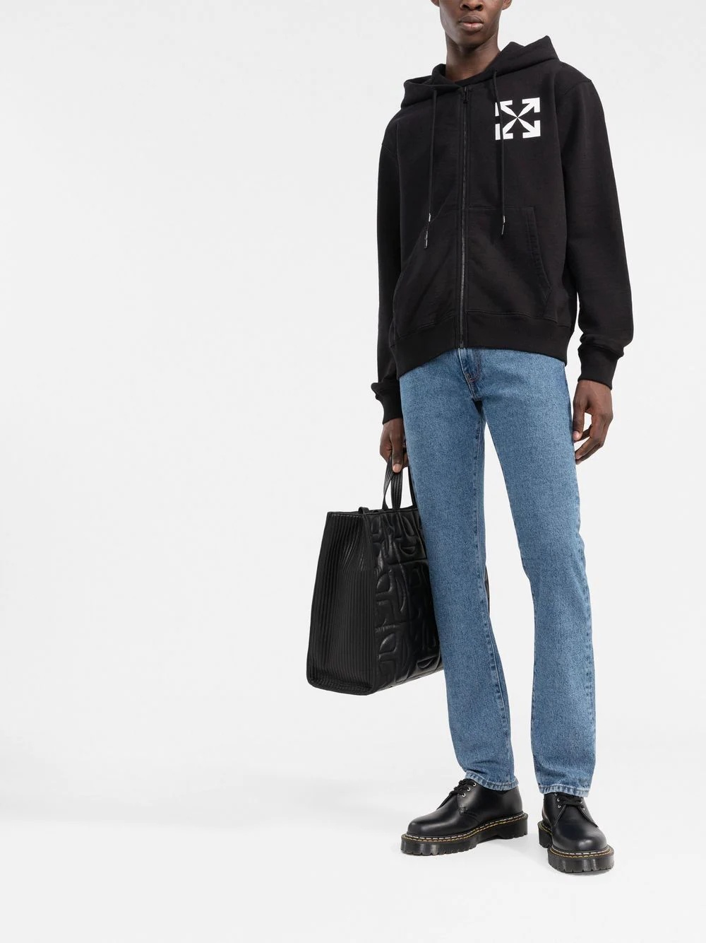 Off-White diagonal pocket slim-fit jeans | farfetch | REVERSIBLE Off-White diagonal pocket slim-fit jeans | farfetch | REVERSIBLE