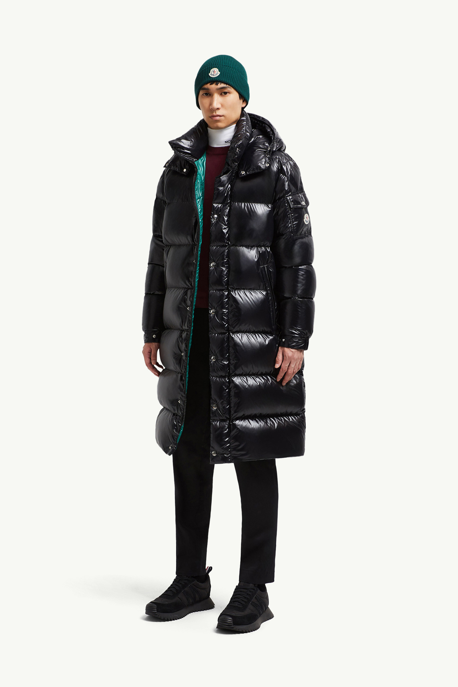 Hanoverian Hooded Square-Quilted Long Down Jacket - 2