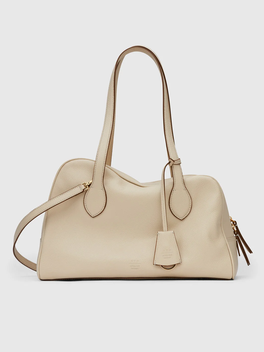Noale Mandorla Grained Leather Top handle bag - 1