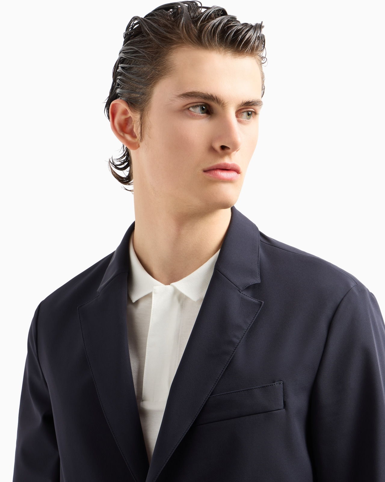 Travel Essentials lightweight nylon, single-breasted jacket - 5