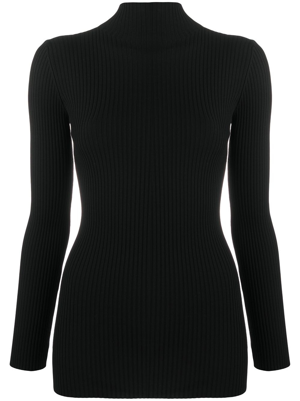 ribbed roll-neck jumper - 1