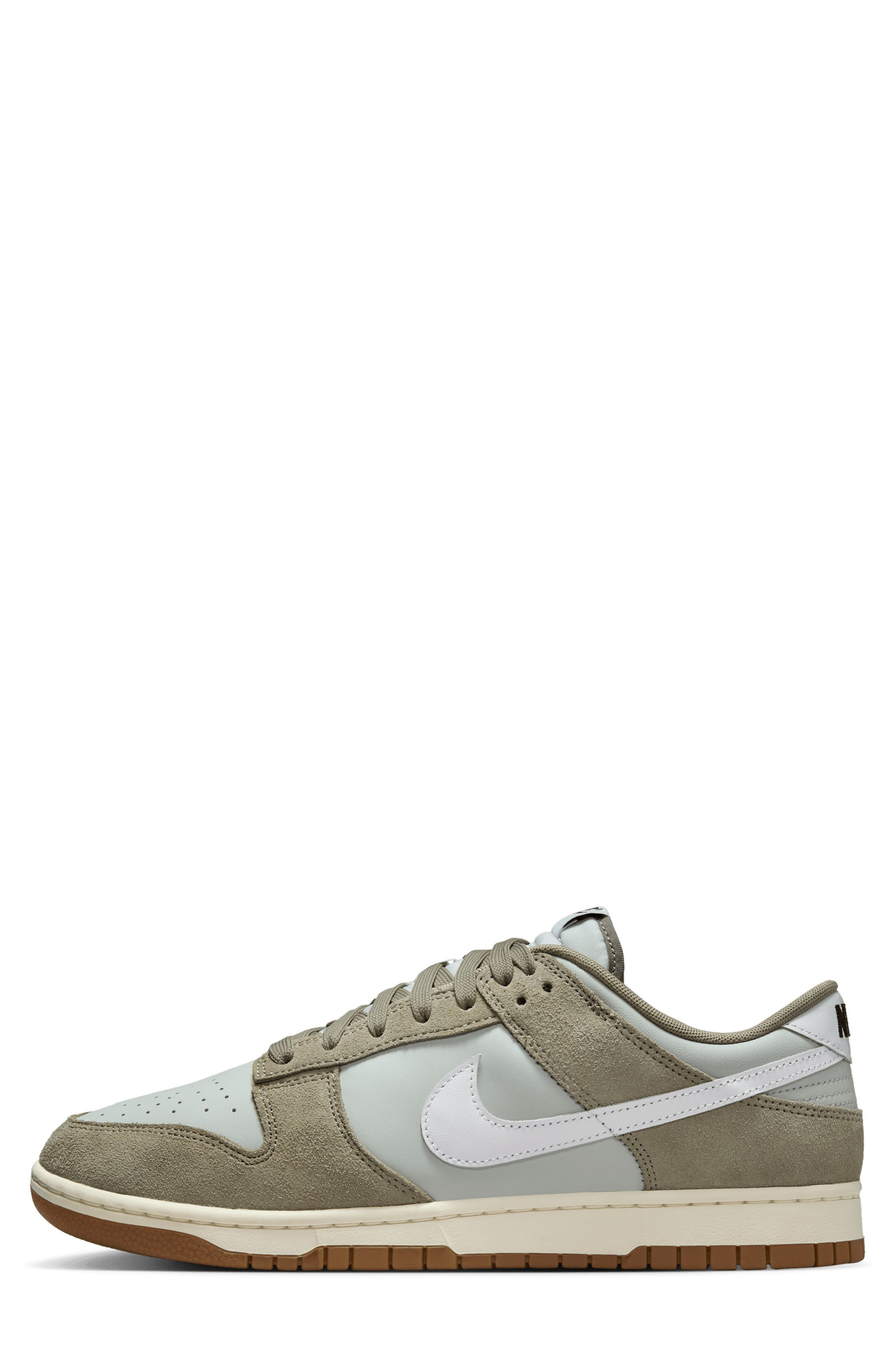 Nike Dunk Low SE Basketball Sneaker in Light Silver/Light Army at Nordstrom - 6