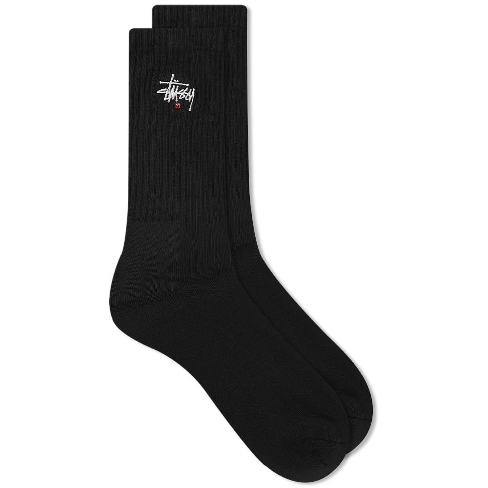 Stussy Basic Logo Crew Sock - 1