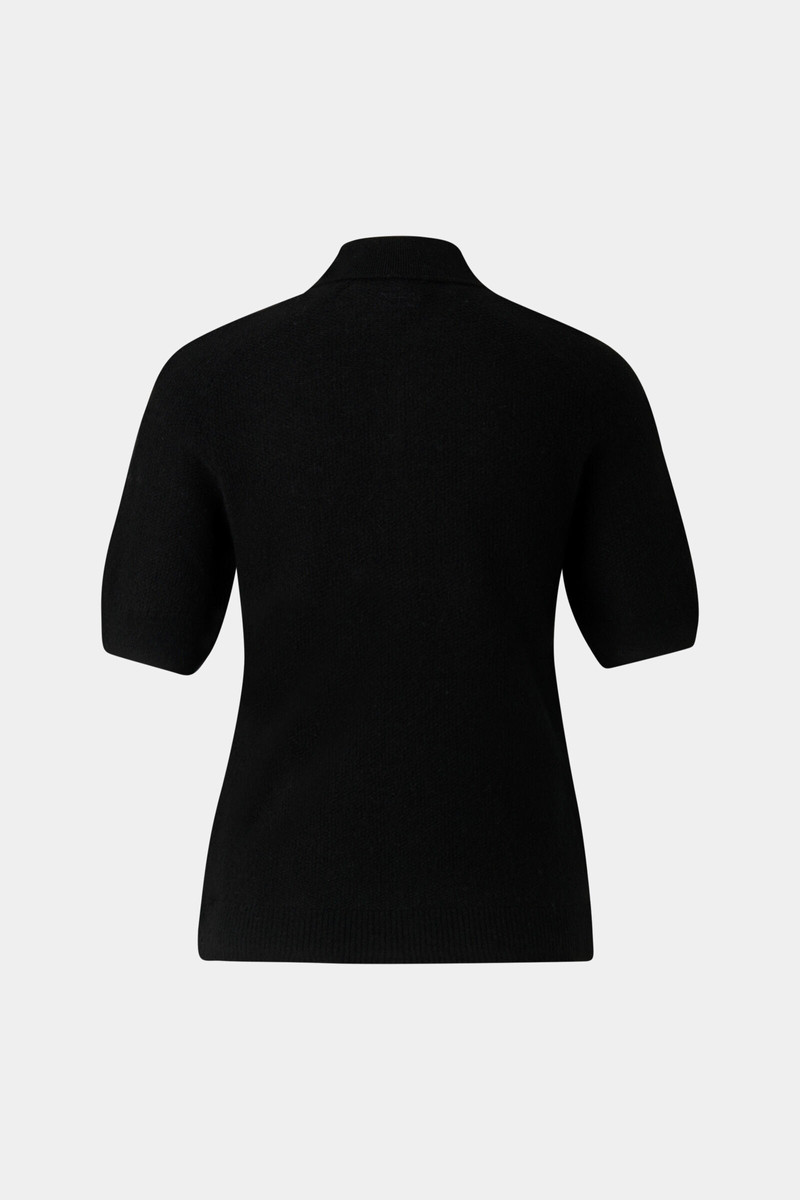 BOGNER Knitted polo shirt Shari in Black outlook