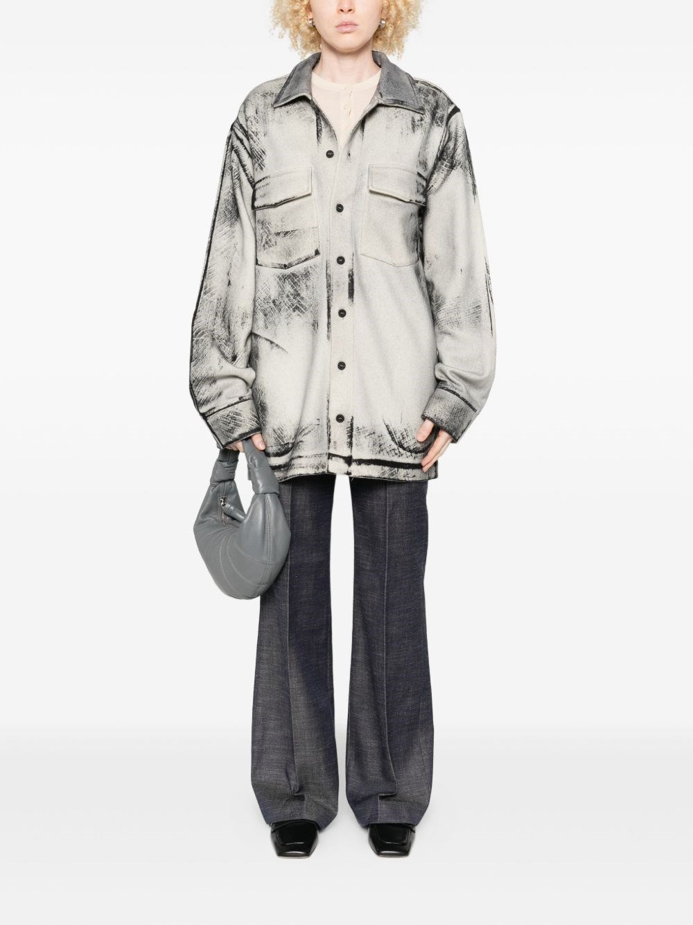 Wool and cashmere blend shirt - 2