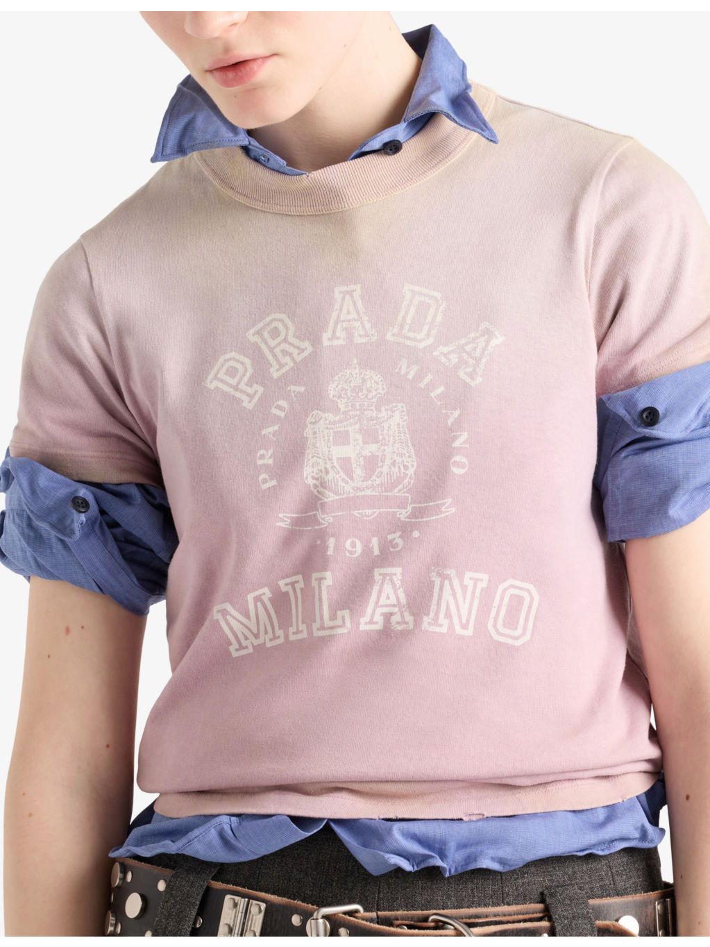 Logo-Print Round-Neck Cotton-Jersey T shirt - 3