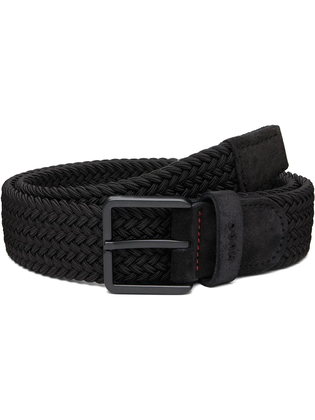 Black Braided Belt - 1