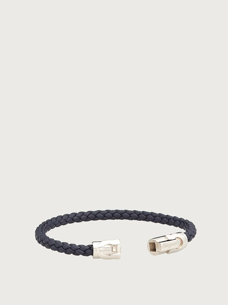 FERRAGAMO LEATHER BRACELET - SIZE 19 outlook