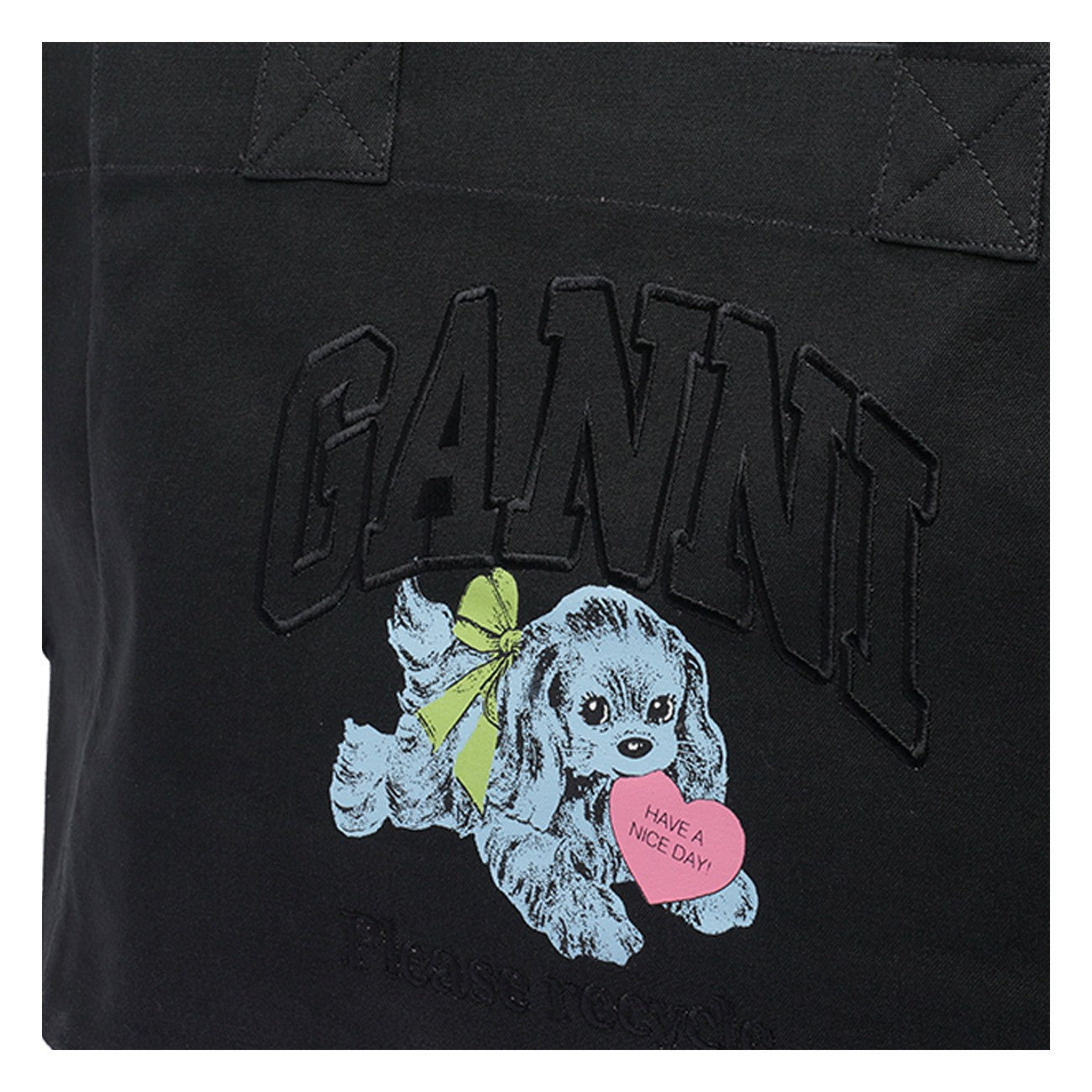 Ganni Women Xxl Puppy Tote Bag - 2