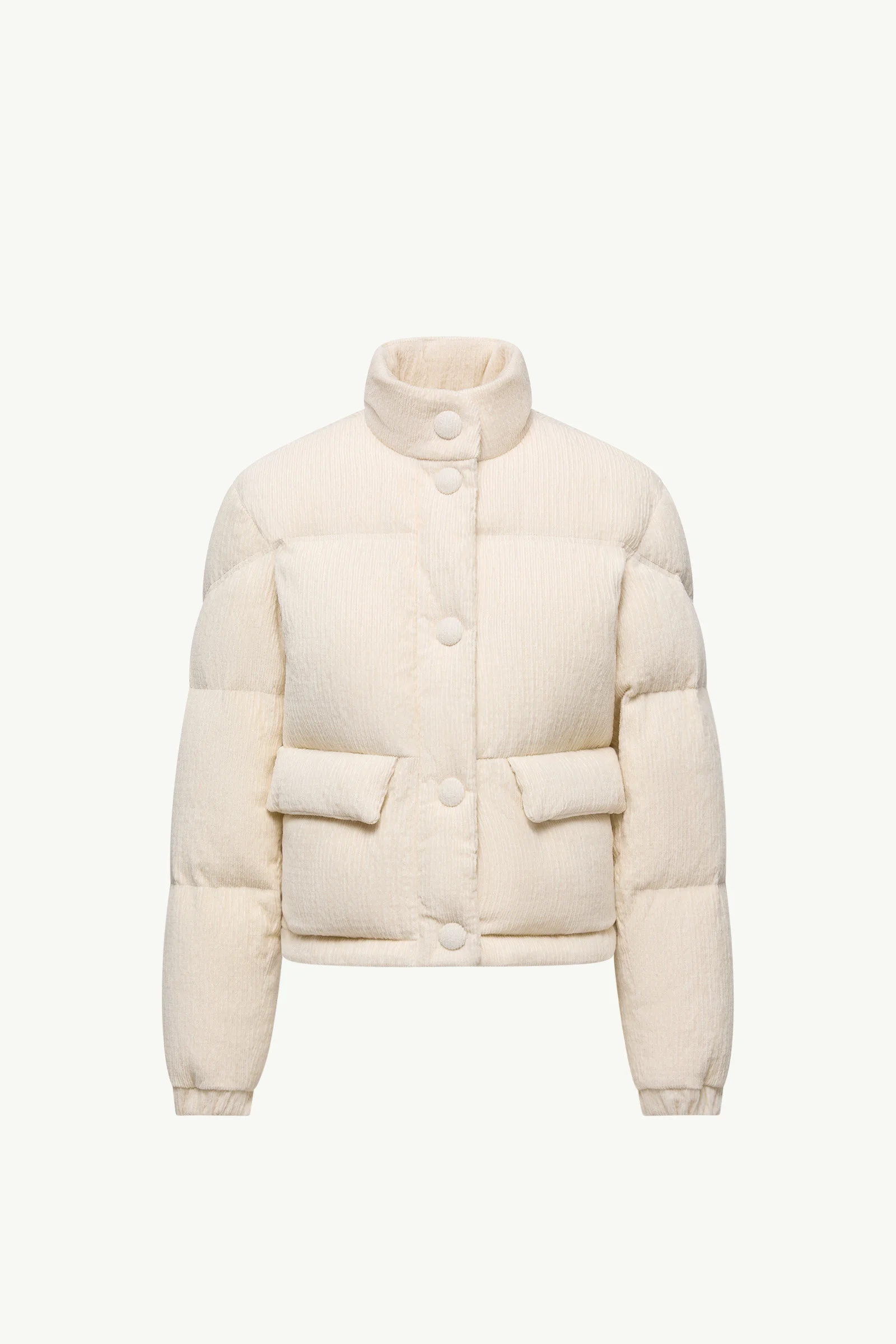 Aliminia Velvet Short Down Jacket - 1