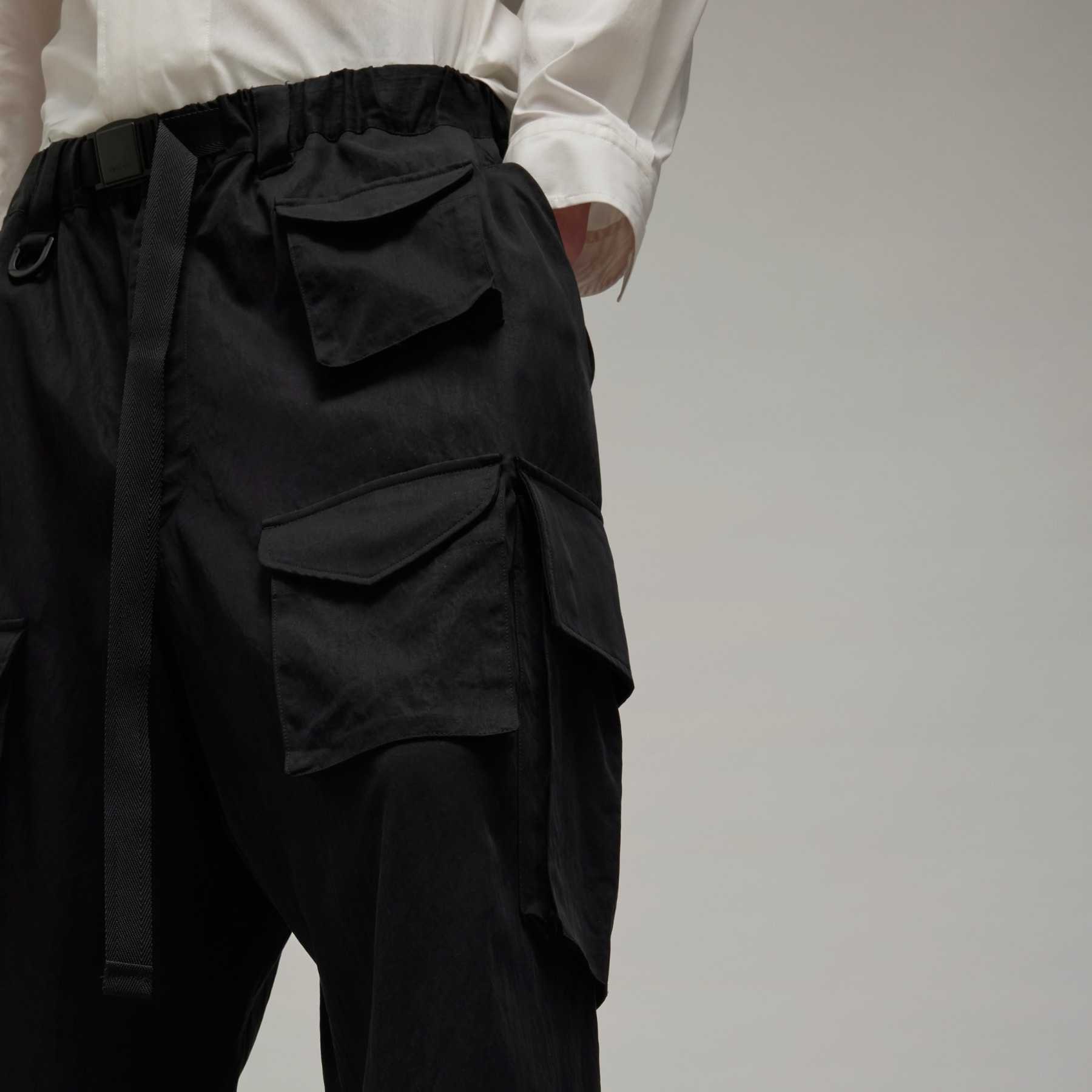 Y-3 Washed Twill Cargo Pants - 7
