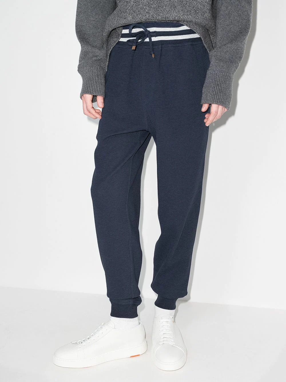 drawstring-waist track pants - 2