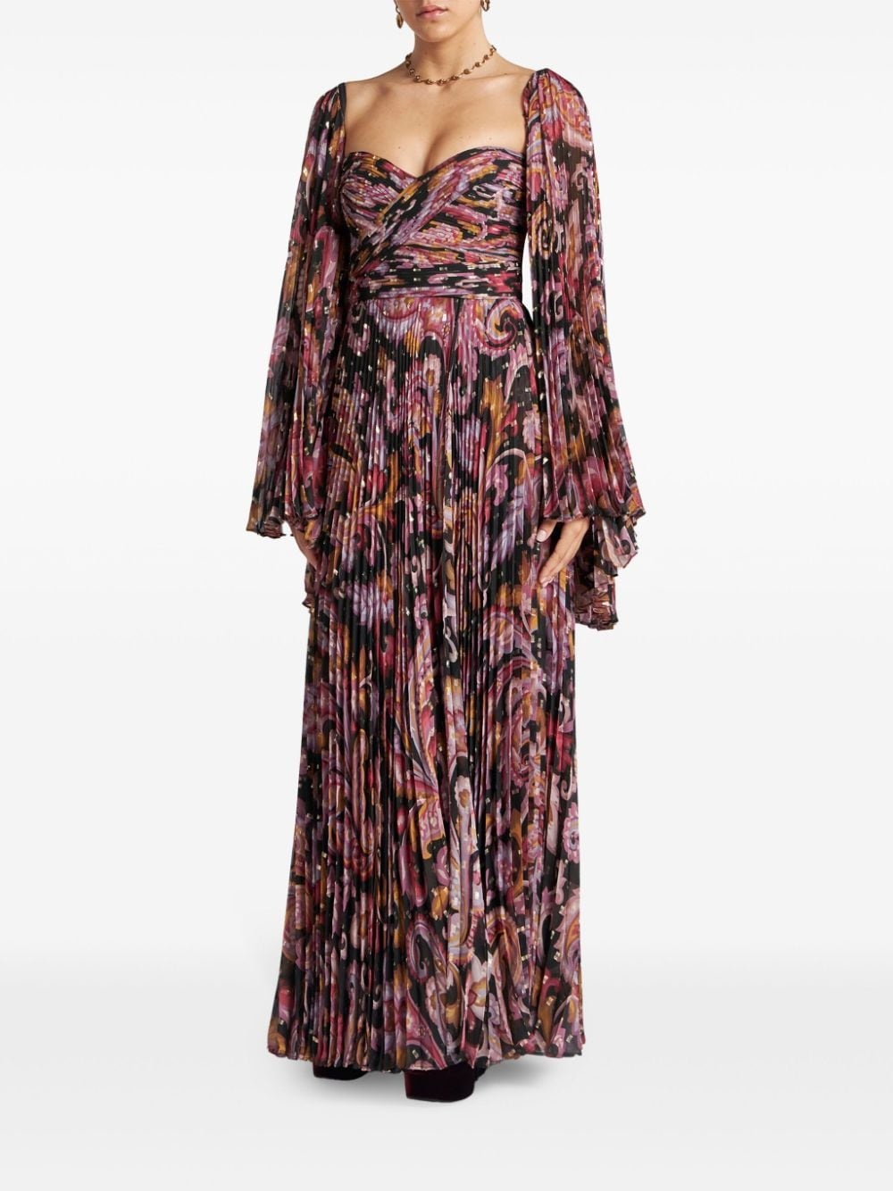 silk dress - 2