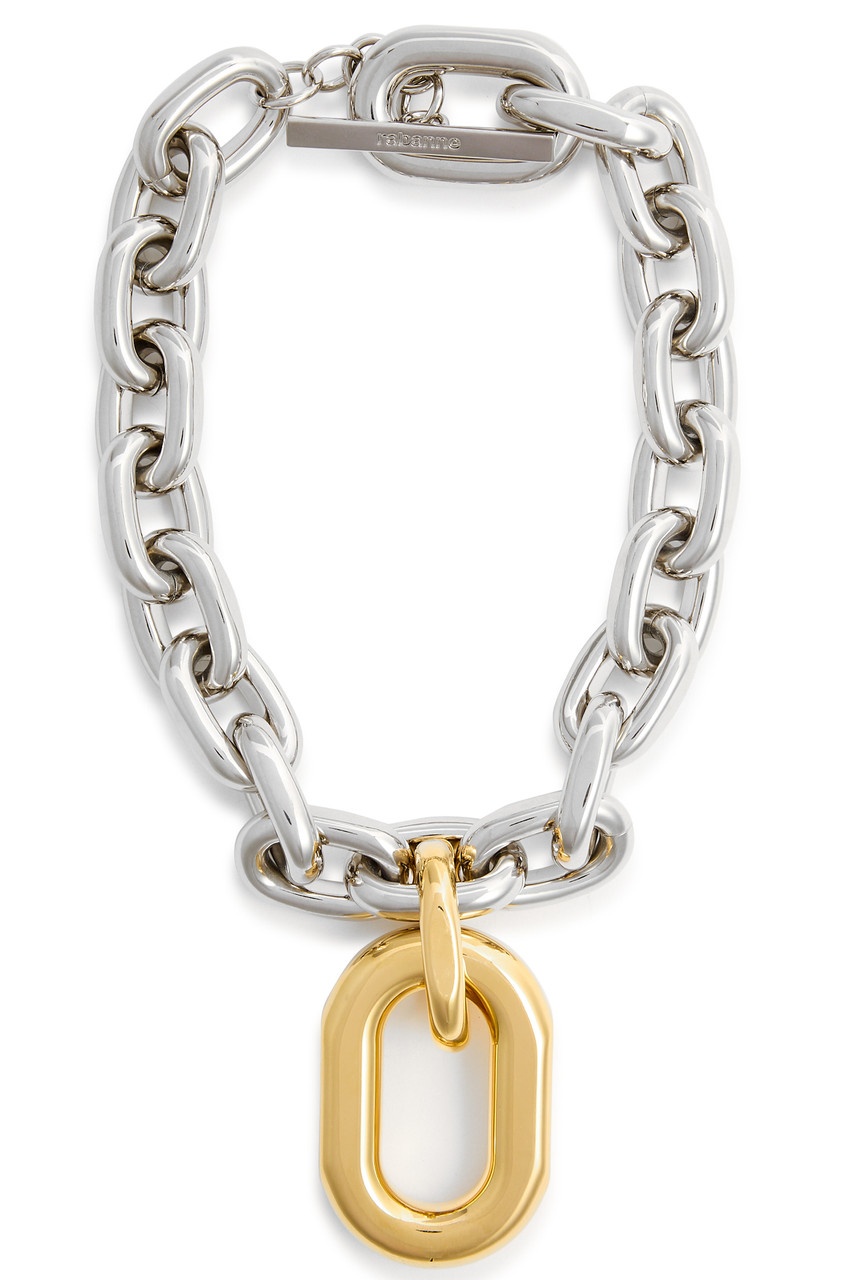 Rabanne XL Link Two-tone Necklace - 1