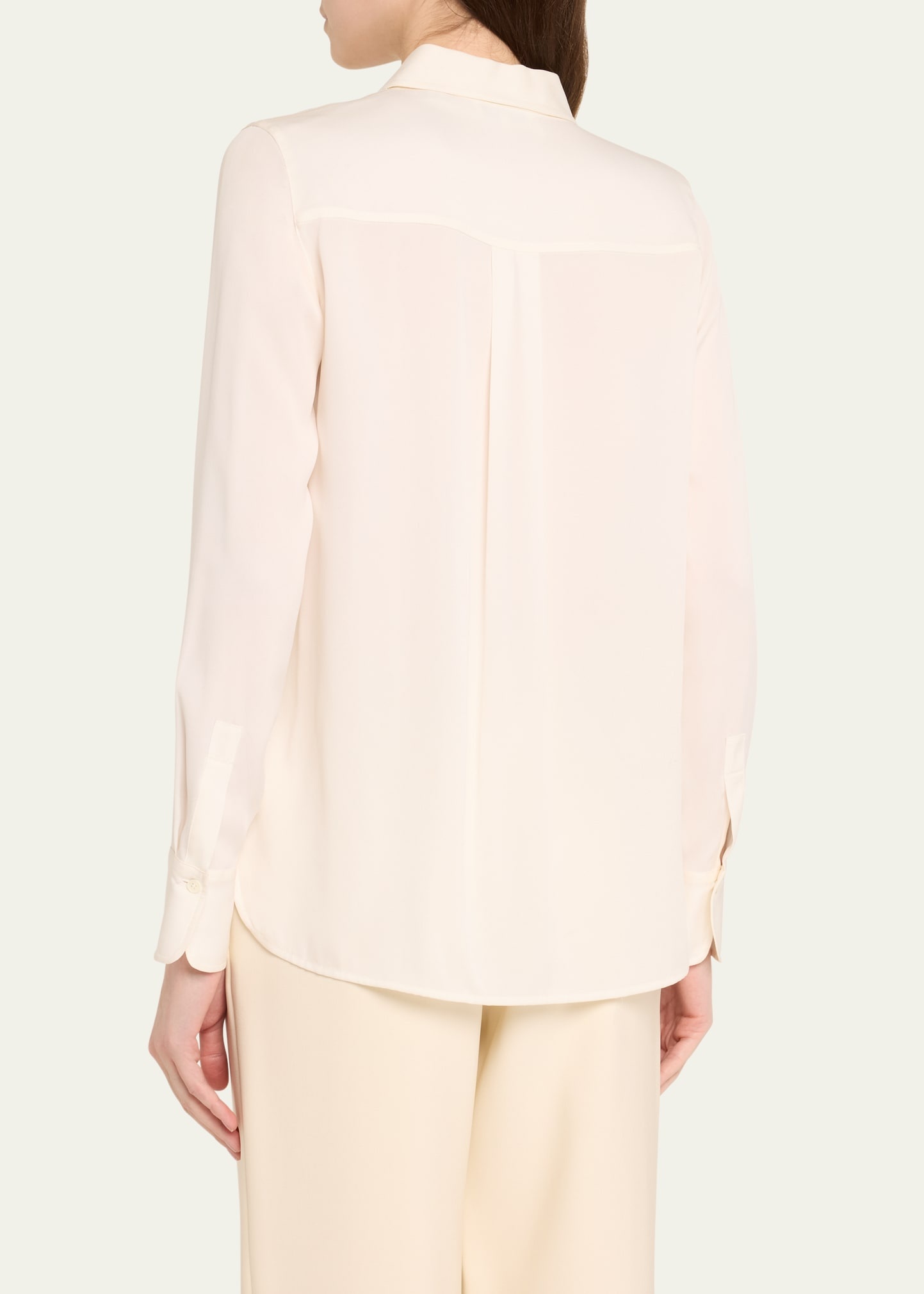 Classic Button-Front Blouse - 3