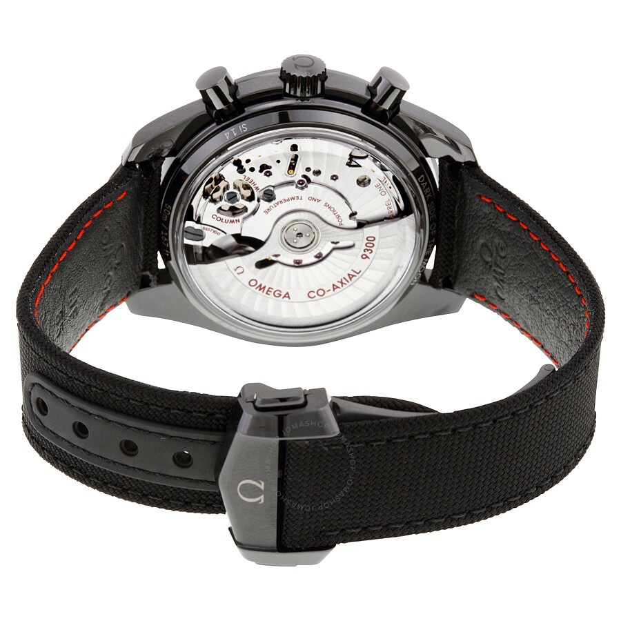Omega Speedmaster Moonwatch Dark Side of the Moon "Black Black" Chronograph Black Dial Black Nylon M - 3