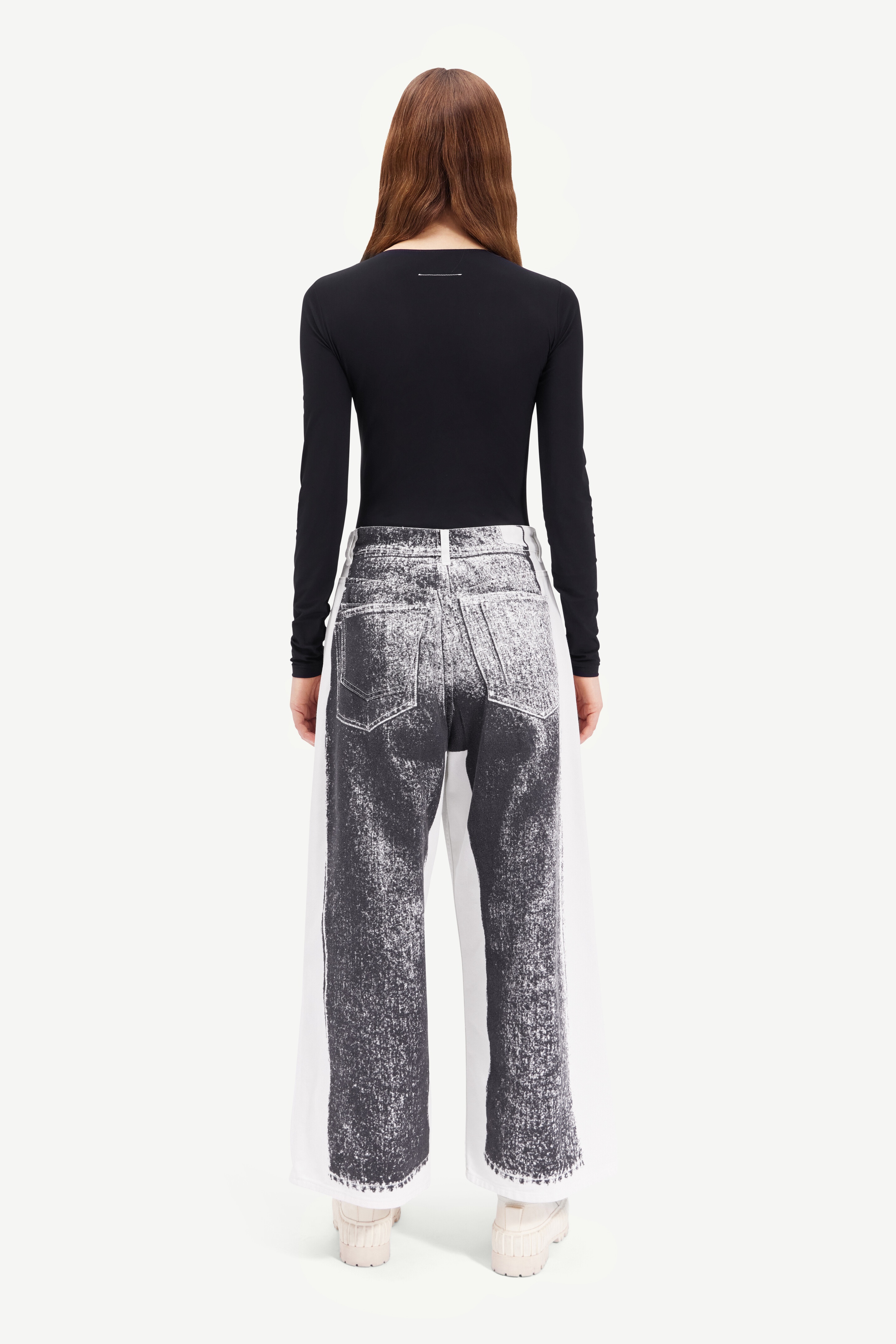 Trompe l'oeil sweatpants - 4