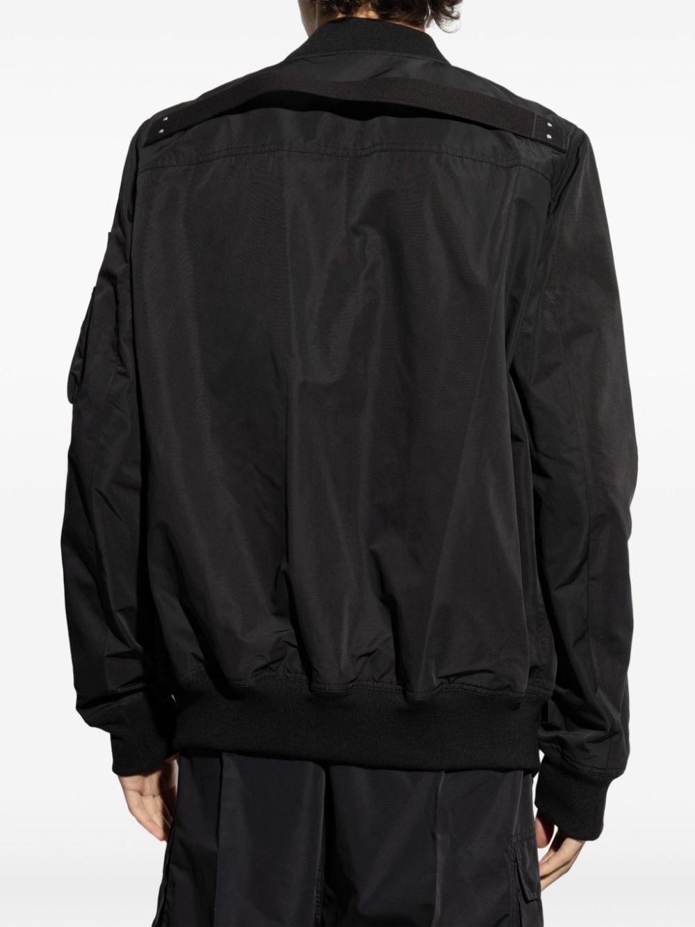 zip-up flight jacket - 3