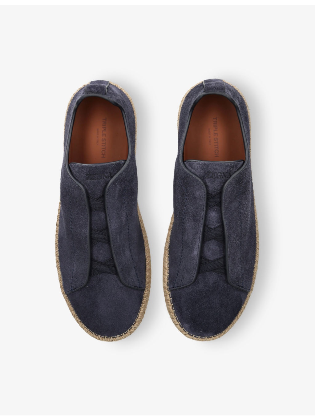 Triple Stitch Suede Espadrilles - 2