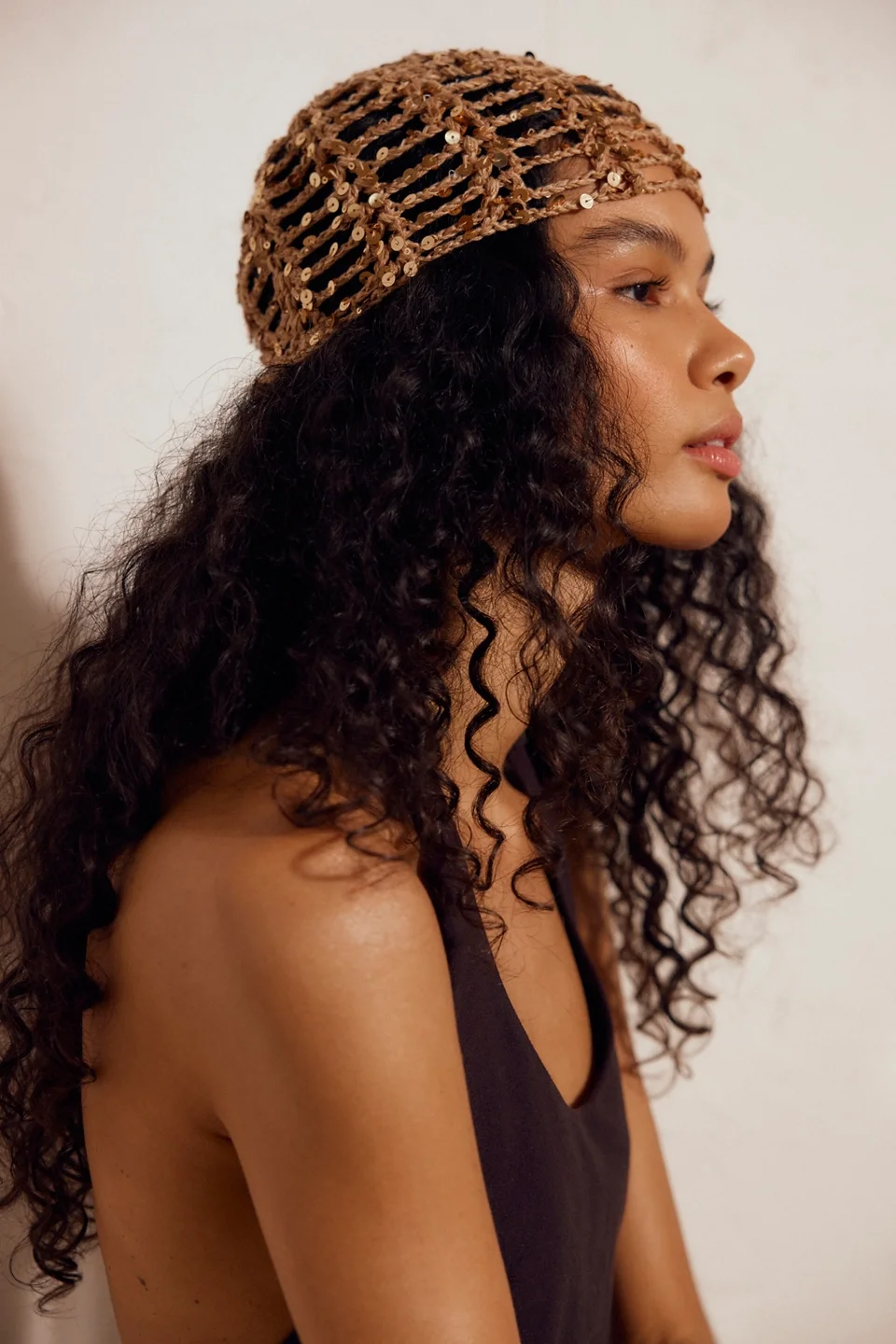 Mila Sequin Disco Cap - 1