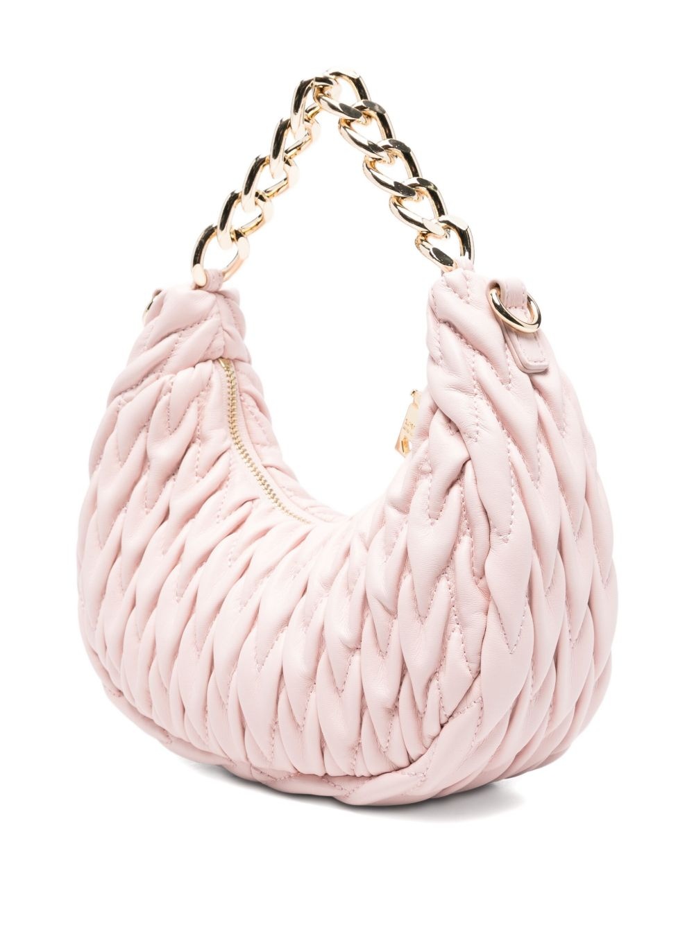 quilted chain-handle shoulder bag - 3