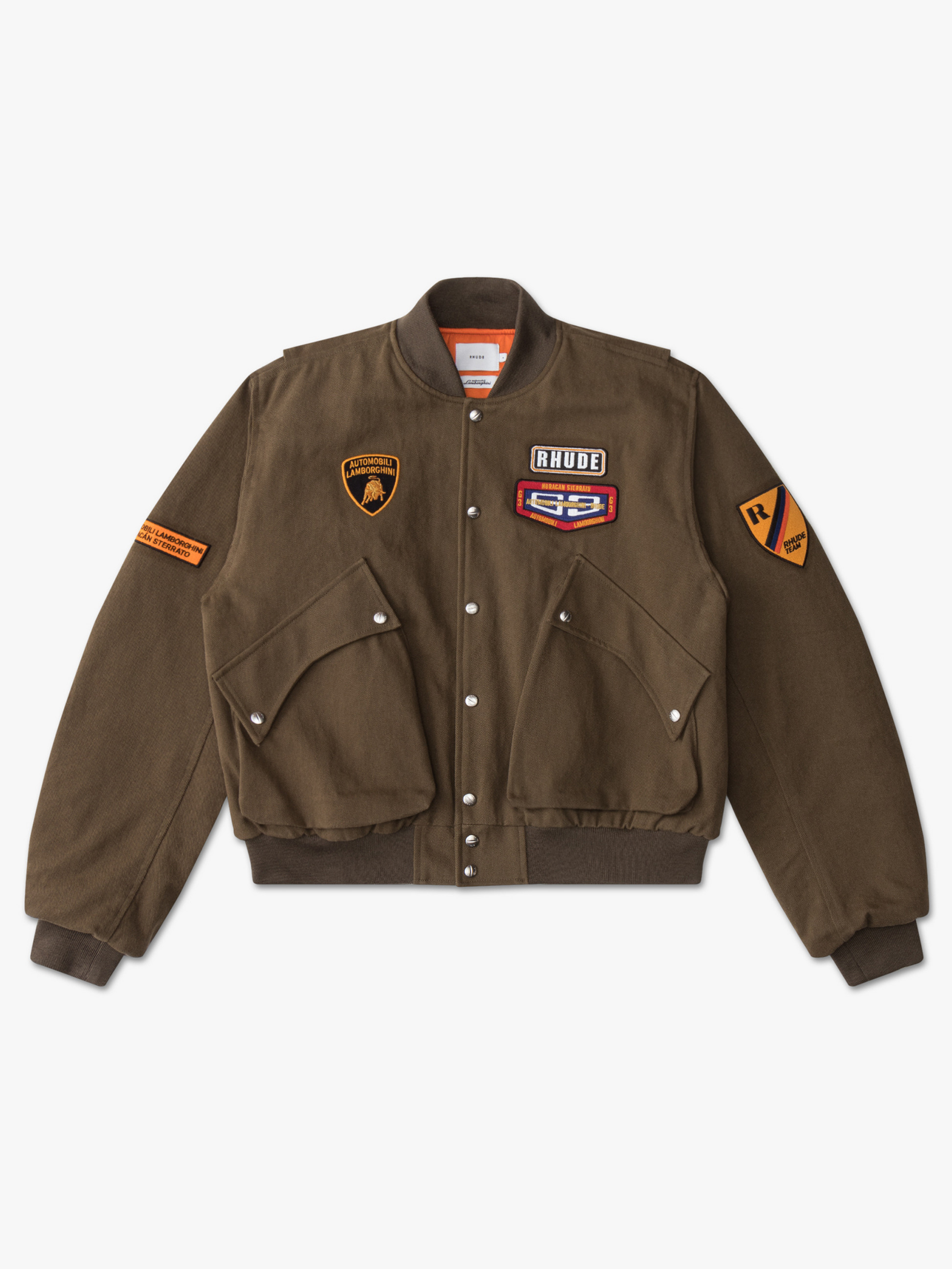 MILITARY TWILL BOMBER JACKET - 1