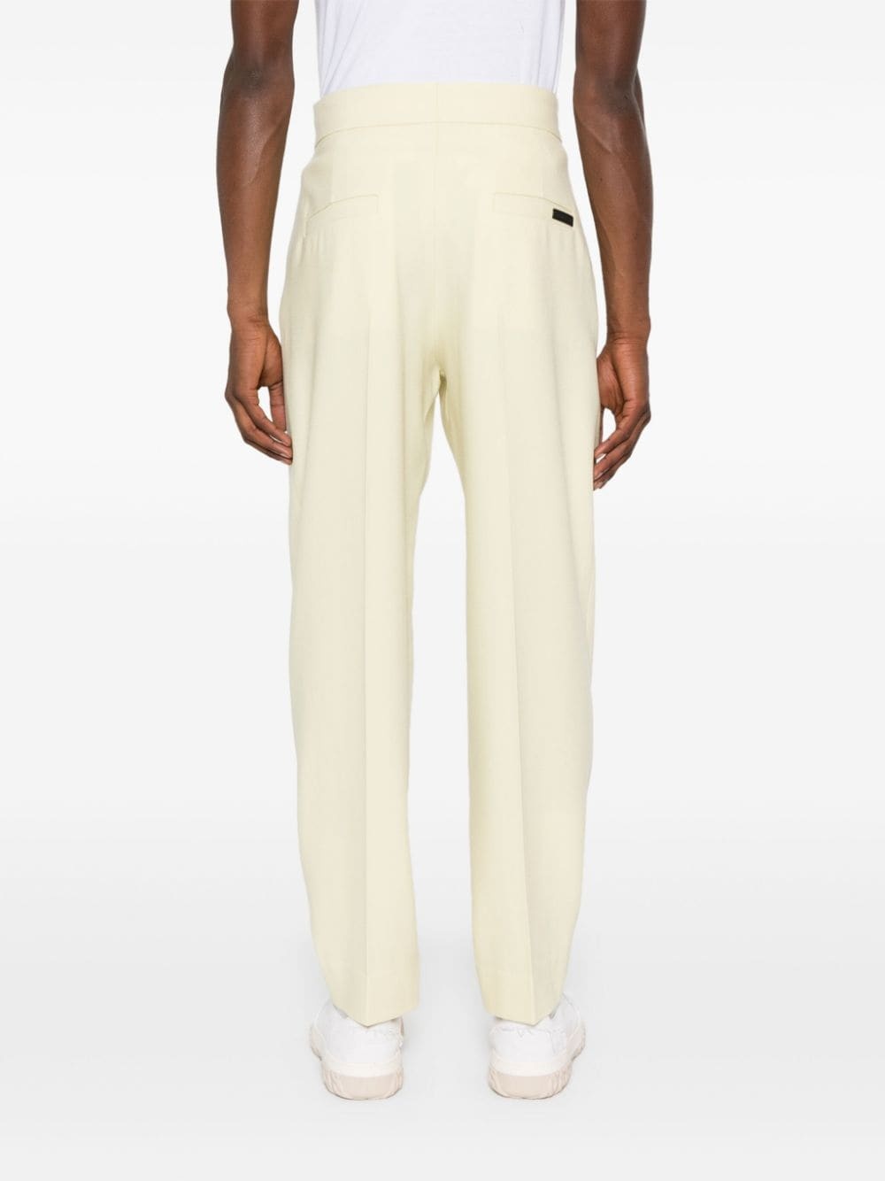 straight-leg tailored trousers - 4