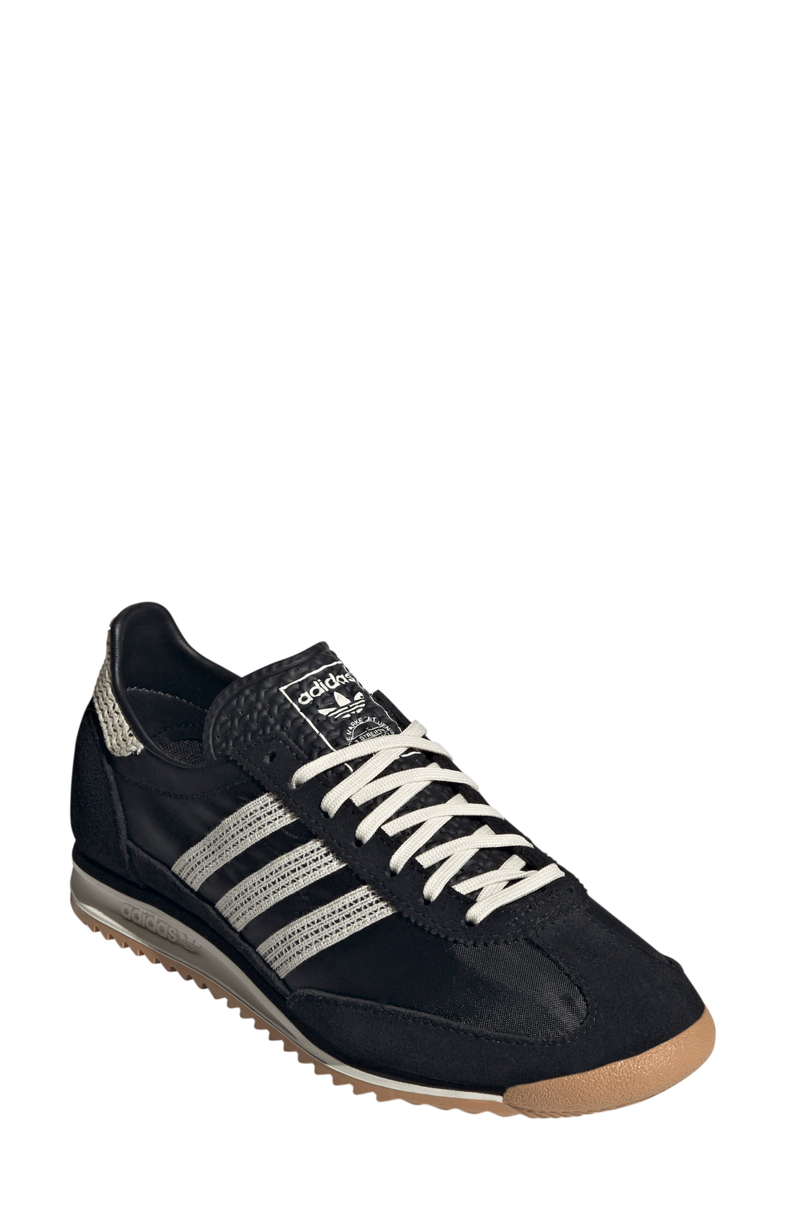 adidas SL 72 Sneaker in Black/Wonder White/Off White at Nordstrom - 1