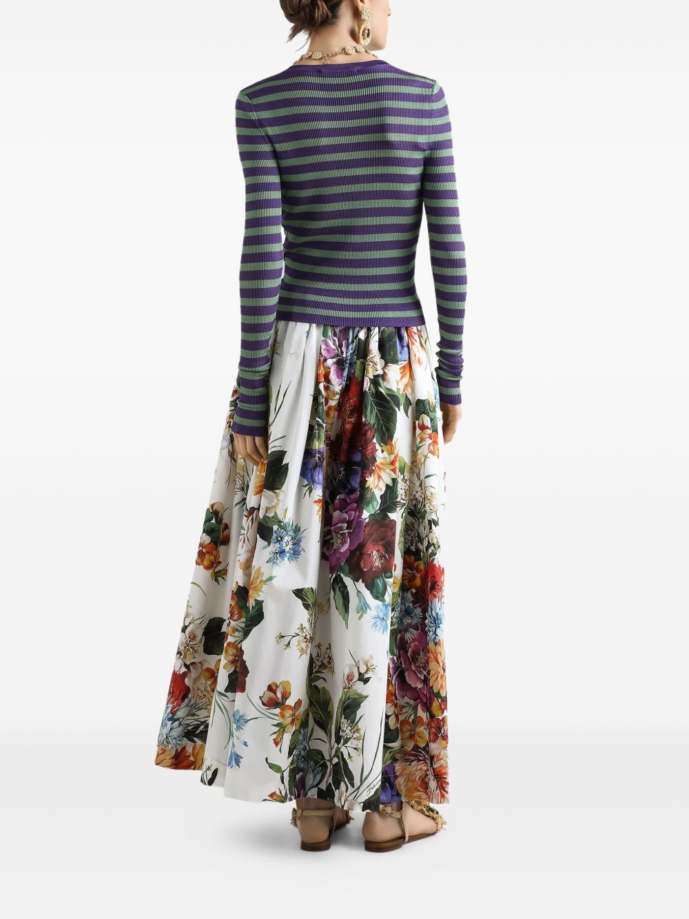 floral-print maxi skirt - 3