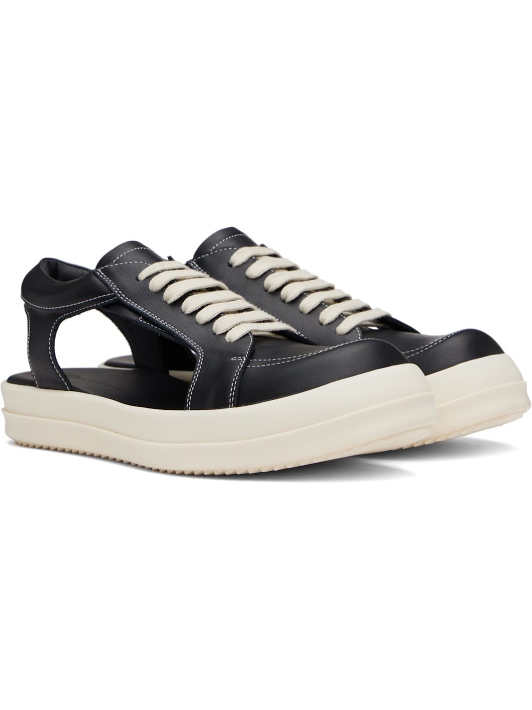 Black Hollywood Hollowed Vintage Sneaks Sneakers - 4